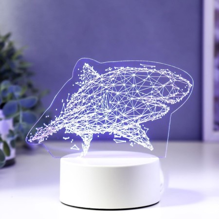 Lamp "Big Shark" Led RGB from the network 9.5x16x14 cm Risalux-2