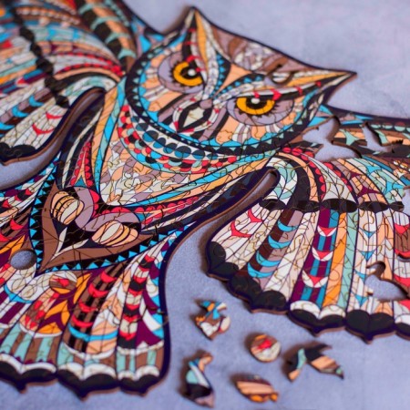 Figure puzzle "Forest owl", size S-2