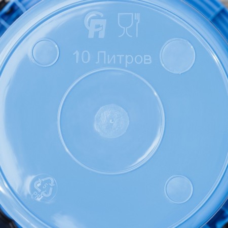Ведро «Примула», 10 л, цвет голубой-2