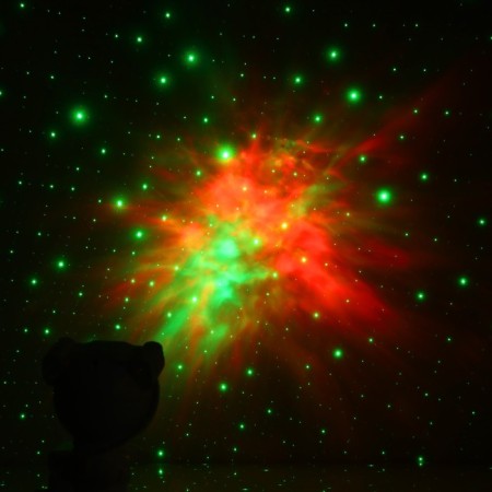 Cosmonaut Light device 22 cm, RGB glow, remote control, 5 V-2