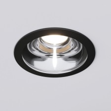 The built -in LED, moisture -proof IP54 Elektrostandard, Light Led 3002, 86x86x75 mm, 10W, LED, 700LM, 4000K, Black color