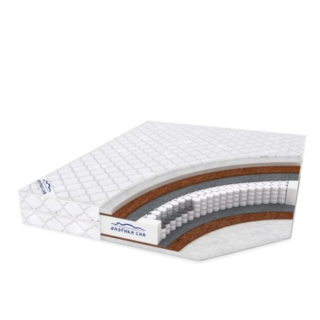 Matrass of sleep factory "Parma", size 90x190 cm, height 22 cm, jacquard