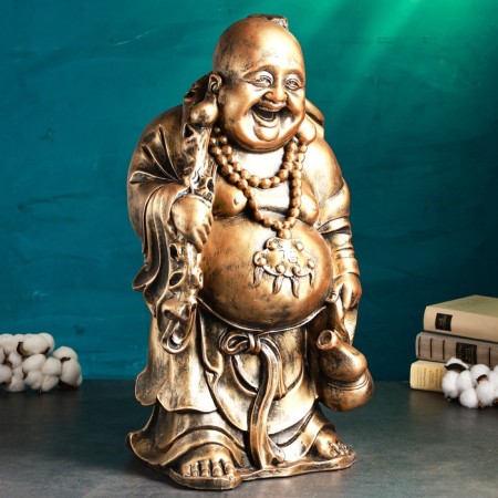 Figure "Hotai" 26x38x56cm, bronze-2