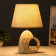 The table lamp "drinks" E14 40W white-beige 23x23x34 cm Risalux