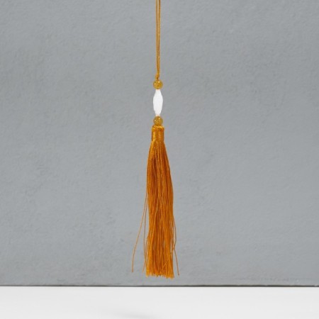 Textile suspension, plastic "Brush. Lotus" Gold 1,2x2.7x14.5 cm-1
