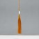 Textile suspension, plastic "Brush. Lotus" Gold 1,2x2.7x14.5 cm