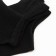 Women's socks "trackers", black color, size 23-25