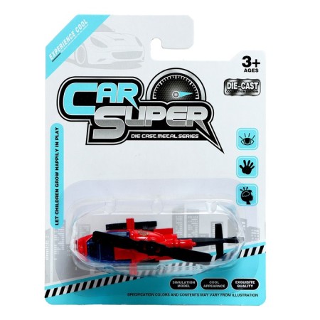 Metal helicopter "Super", inertial, mix-4
