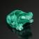 Souvenir "Frog", natural malachite