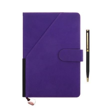 The diary of a non -section A5, 140l, cage, K/deputy, with a pen, in gift. box., purple-1