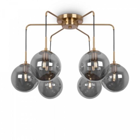 Moricio chandelier, 6x40W E27, color gold