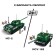 Constructor Army of the Second World War "Soviet Tank", 2 assembly options IS-2 and ISU-152, 845 parts