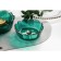 Glass Figure Salad "Flower", 400 ml, 17 × 5.5 cm