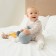 Slack slider crumbs I, Basic Line, height 74-80 cm, beige strip