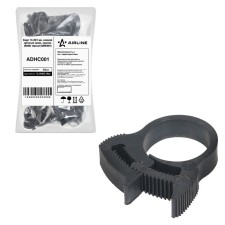 AIRLINE clamp, 16-20/7 mm, power gear castle, plastic P66, black