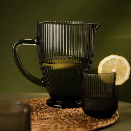 Water jug ​​sl Home "Modern", 1.2 l, 19.5 × 13 × 18.5 cm, graphite color-1