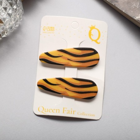 Invisible hair "Paula" (set 2 pcs) stripes, 5 cm