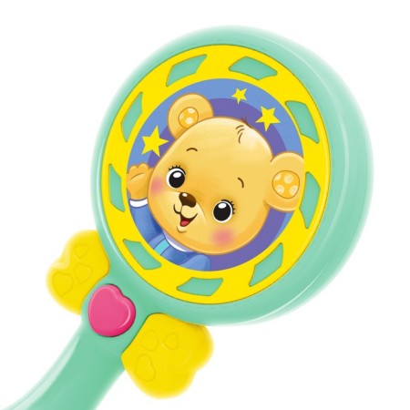 Musical toy "Bear Roy", with light and sound effects, blue color-1