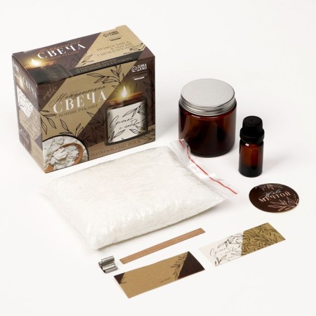 With your own hands. Creation of the Sandalwood candle, a set for creativity-2