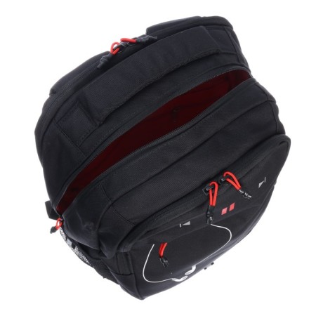 Youth backpack 42 x 31 x 22 cm, Grizzly, ergonomic back, laptop department, black-9