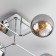 Evita 6x40W E14 chandelier chrome