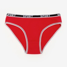 Women's panties, red color, size 42-44