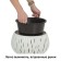 Sandy Bowl Kashpo, 2 subjects: internal and outer capacitance, 9 l, white color