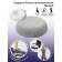 Pillow-ring orthopedic, size 50x50x9 cm, gray color