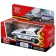 Metal machine LADA-21099 “Police Sputnik”, 12 cm, doors and trunk open, white color