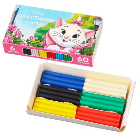 Plasticine 6 colors 60 g "Kita Marie"
