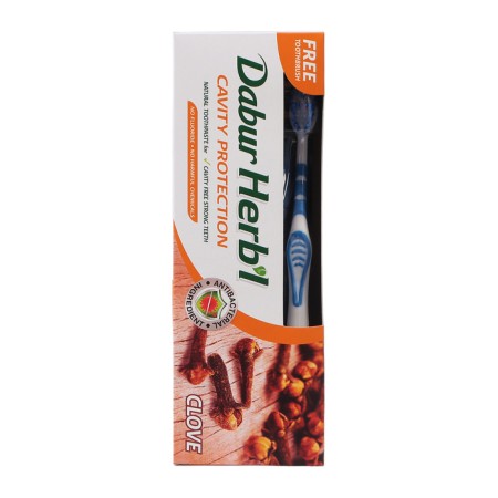 Set Dabur Herb’l Cloves: Toothpaste, 150 g + toothbrush-5