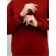 Women's sweated sweam, size 54, burgundy color