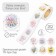 Stick Paper "Dreams of Dreams. Boho" d = 2.5 cm 252 pcs in the roll