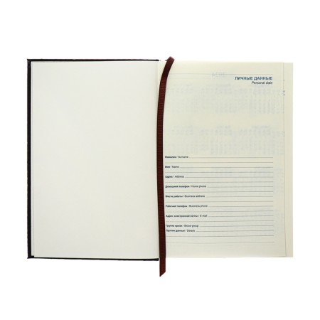 The diary is semi -dated, A5, 192 sheets, ruler, leatherette cover, Golden cut "Crocodile", black-5