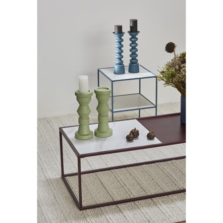 Class Mayen table, 380 × 380 × 520 mm, turquoise color-2