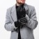 Gloves male, dimensionless, with insulation, black color