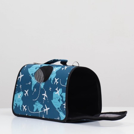 Bag - Animal carrying "Airplanes", blue. size S, 37.5 x 17 x 22 cm-3
