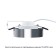 Ass-built Lamp Heze A6665PL-1CC, GU10, 50 W, 9.8x9.8x3.2 cm, chromium, white