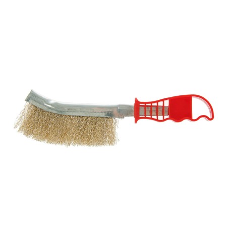 Metallic manual scrap brush, plastic handle-4