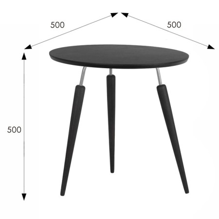 Journal Commercial Code 22, 500x500x500, Black Elite/Metal/Eben tree-1