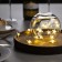 Garland “thread” 2 m dews with nozzles “snow star”, ip20, silver thread, 20 LED, glow warm white, 2 modes, AAX2