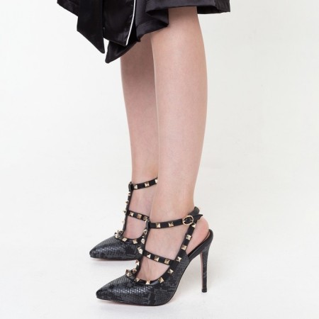 Women's shoes, silver color/cobra, size 39-3