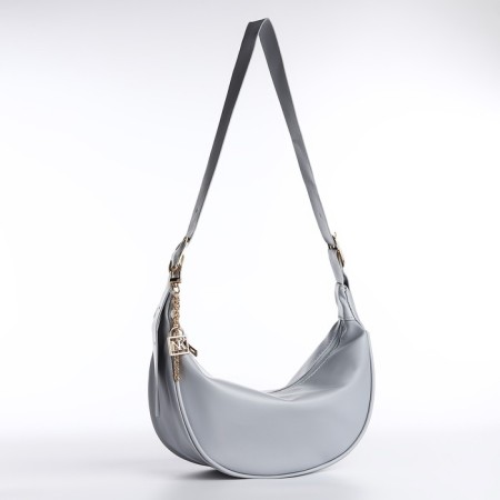 Women's bag of artificial leather Nazamok, 28x15 cm, gray color-4