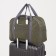 Road bag with lightning, external pocket, suitcase holder, green color