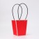Bag for flowers red moisture-resistant, 17x17-11.5x11.5-20 cm 10