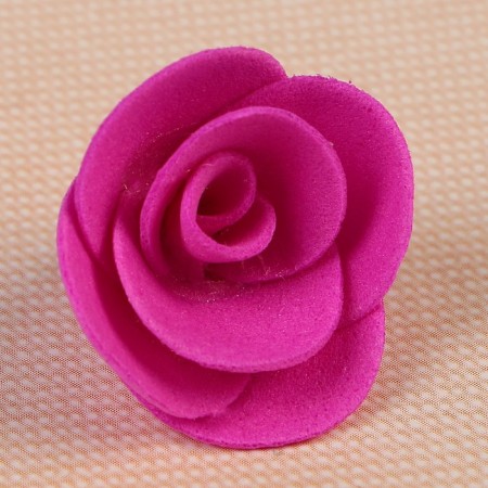 A set of colors for decor from foamiran, d = 2 cm, 10 pcs, raspberry-1