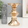 Summary Metal for 1 candle "Grade" gold 8x13.5 cm