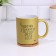 Sublimation mug "Cup of Depresso", gold glitter
