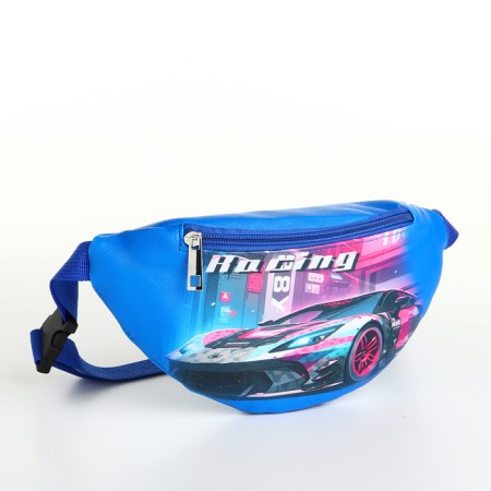 Bag Barry Baby on a zipper, blue color