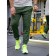 Pants male ise, size 52, green color